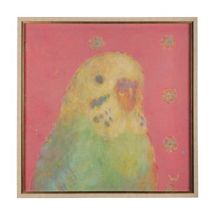 Pop Birds - Sore  by Mercana Studio a Hand Embellished Textured Framed Art Print Matted under Glass