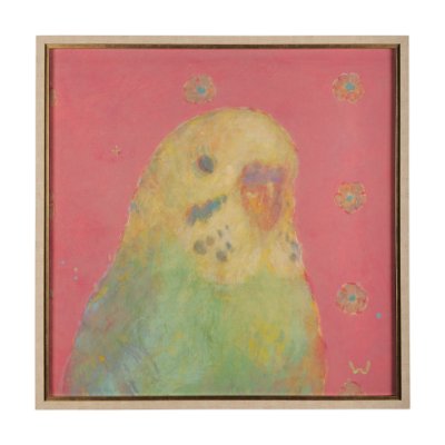 14648 - Pop Birds - Sore  by Mercana Studio a Hand Embellished Textured Framed Art Print Matted under Glass
