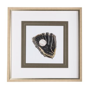 Fielders Choice by Mercana Studio a Framed Photo Art Print Matted under Glass