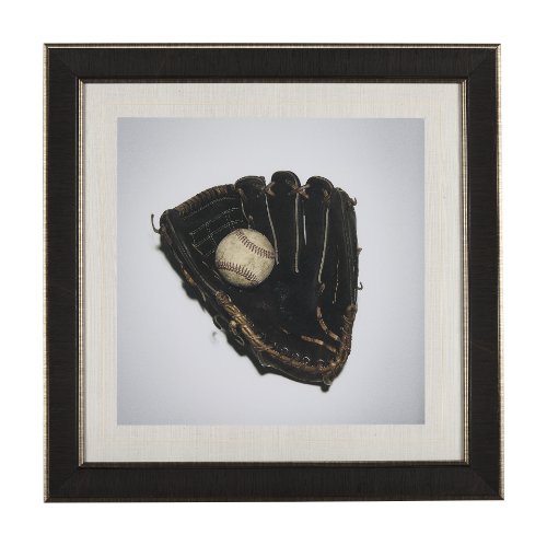 14662 - Double Play III by Mercana Studio a Hand Embellished Textured Framed Photo Art Print Matted under Gl