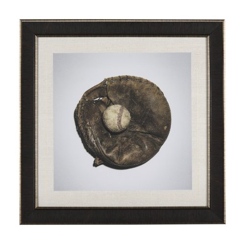 14663 - Double Play IV by Mercana Studio a Hand Embellished Textured Framed Photo Art Print Matted under Gla