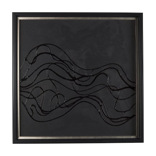 14669 - Bee Dance I by Studio M a handmade Original Framed 3D Textured Artwork