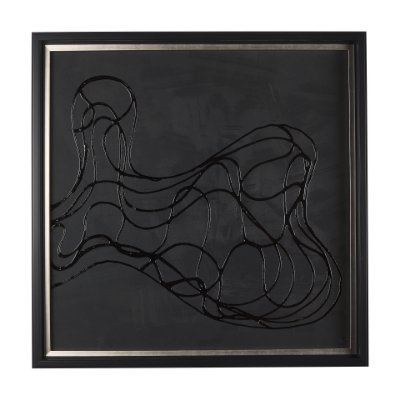 14670 - Bee Dance II by Studio M a handmade Original Framed 3D Textured Artwork