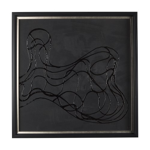 14670 - Bee Dance II by Studio M a handmade Original Framed 3D Textured Artwork
