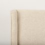 70242 - Kensington I  Cream Fabric and Solid Wood Dining Chair