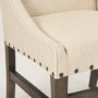 70242 - Kensington I  Cream Fabric and Solid Wood Dining Chair