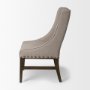 50388 - Kensington I Beige Fabric and Solid Wood Dining Chair