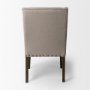 50388 - Kensington I Beige Fabric and Solid Wood Dining Chair