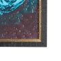 14442 - Largemouth Bass Turquoise by Mercana Studio a Hand Embellished Textured Framed Art Print