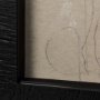 14470 - Sketch of Animal III (Antelope) Mercana Studio Hand Embellished Framed Art Print Matted under Glass