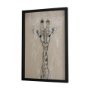 14471 - Sketch of Animal IV (Giraffe) by Mercana Studio Hand Embelished Framed Art Print Matted under Glass