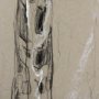 14471 - Sketch of Animal IV (Giraffe) by Mercana Studio Hand Embelished Framed Art Print Matted under Glass