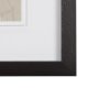 14475 - Sketch of Animal III (Antelope) Mercana Studio Hand Embellished Framed Art Print Matted under Glass