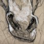 14478 - Sketch of Animal VI (Pony) by Mercana Studio Hand Embellished Framed Art Print Matted under Glass
