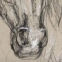 14479 - Sketch of Animal VII (Horse) by Mercana Studio a Hand Embellished Textured Framed Art Print