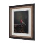 14482 - Graceful Poise I (House Finch) by Mercana Studio a Hand Embellished Framed Art Print Matted under Gl