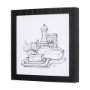 14489 - Herb Sketch I ,II by Mercana Studio a Hand Embellished Textured Framed Art Print