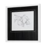 14490 - Fruit Sketch Apple by Mercana Studio a Hand Embellished Textured Framed Art Print Matted under Glass