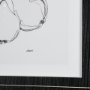 14491 - Fruit Sketch Pear by Mercana Studio a Hand Embellished Textured Framed Art Print Matted under Glass
