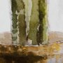 14498 - Arid Solitude II by Mercana Studio a Hand Embellished Textured Framed Art Print Matted under Glass