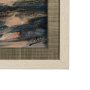 14501 - City Sunset by Mercana Studio a Hand Embellished Textured Framed Art Print Matted under Glass