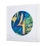 14507 - Numbers IV by Mercana Studio a Hand Embellished Textured Framed Art Print Matted under Glass