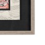 14517 - Graffiti Sculpture IV by Mercana Studio Hand Embellished Textured Framed Art Print Matted under Glas