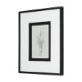 14535 - Botanical sketches II (Grey) by Mercana Studio Hand Embellished Framed Art Print Matted under Glass