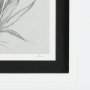 14537 - Botanical sketches IV (Grey) by Mercana Studio Hand Embellished Framed Art Print Matted under Glass