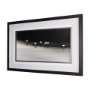 14540 - Social by Mercana Studio a Hand Embellished Textured Framed Photo Art Print Matted under Glass