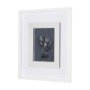 14565 - Botanical sketches V (Blue) by Mercana Studio Hand Embellished Framed Art Print Matted under Glass