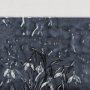 14566 - Botanical sketchesVI (Blue) by Mercana Studio Hand Embellished Framed Art Print Matted under Glass