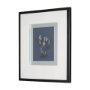 14573 - Botanical sketches V (Blue) by Mercana Studio Hand Embellished Framed Art Print Matted under Glass