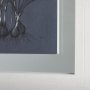14573 - Botanical sketches V (Blue) by Mercana Studio Hand Embellished Framed Art Print Matted under Glass