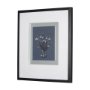 14574 - Botanical sketchesVI (Blue) by Mercana Studio Hand Embellished Framed Art Print Matted under Glass