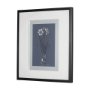 14576 - Botanical sketches II (Blue) by Mercana Studio Hand Embellished Framed Art Print Matted under Glass