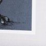 14577 - Botanical sketches III (Blue) by Mercana Studio Hand Embellished Framed Art Print Matted under Glass