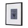 14580 - Botanical sketchesVI (Blue) by Mercana Studio Hand Embellished Framed Art Print Matted under Glass