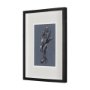14581 - Botanical sketches I (Blue) by Mercana Studio Hand Embellished Framed Art Print Matted under Glass