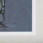 14582 - Botanical sketches I (Blue) by Mercana Studio Hand Embellished Framed Art Print Matted under Glass