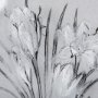 14590 - Botanical sketches V (Grey) by Mercana Studio Hand Embellished Framed Art Print Matted under Glass