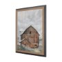 14603 - Old Barn I by Mercana Studio a Hand Embellished Textured Framed Art Print