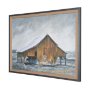 14605 - Old Barn III by Mercana Studio a Hand Embellished Textured Framed Art Print