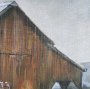 14605 - Old Barn III by Mercana Studio a Hand Embellished Textured Framed Art Print