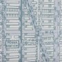14637 - Manhattan Map I by Mercana Studio a Hand Embellished Textured Framed Art Print Matted under Glass