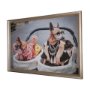 14640 - Clever Canines by Mercana Studio a Hand Embellished Textured Framed Photo Art Print Matted under Gla