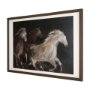 14641 - Running Wild - Speed by Mercana Studio Hand Embellished Textured Framed Art Print Matted under Glass