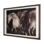 14642 - Running Wild - Quick by Mercana Studio Hand Embellished Textured Framed Art Print Matted under Glass
