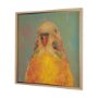 14647 - Pop Birds - Flit by Mercana Studio a Hand Embellished Textured Framed Art Print Matted under Glass