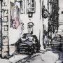 102312-L - Travel memories I by Mercana Studio a Hand Embellished Textured Canvas